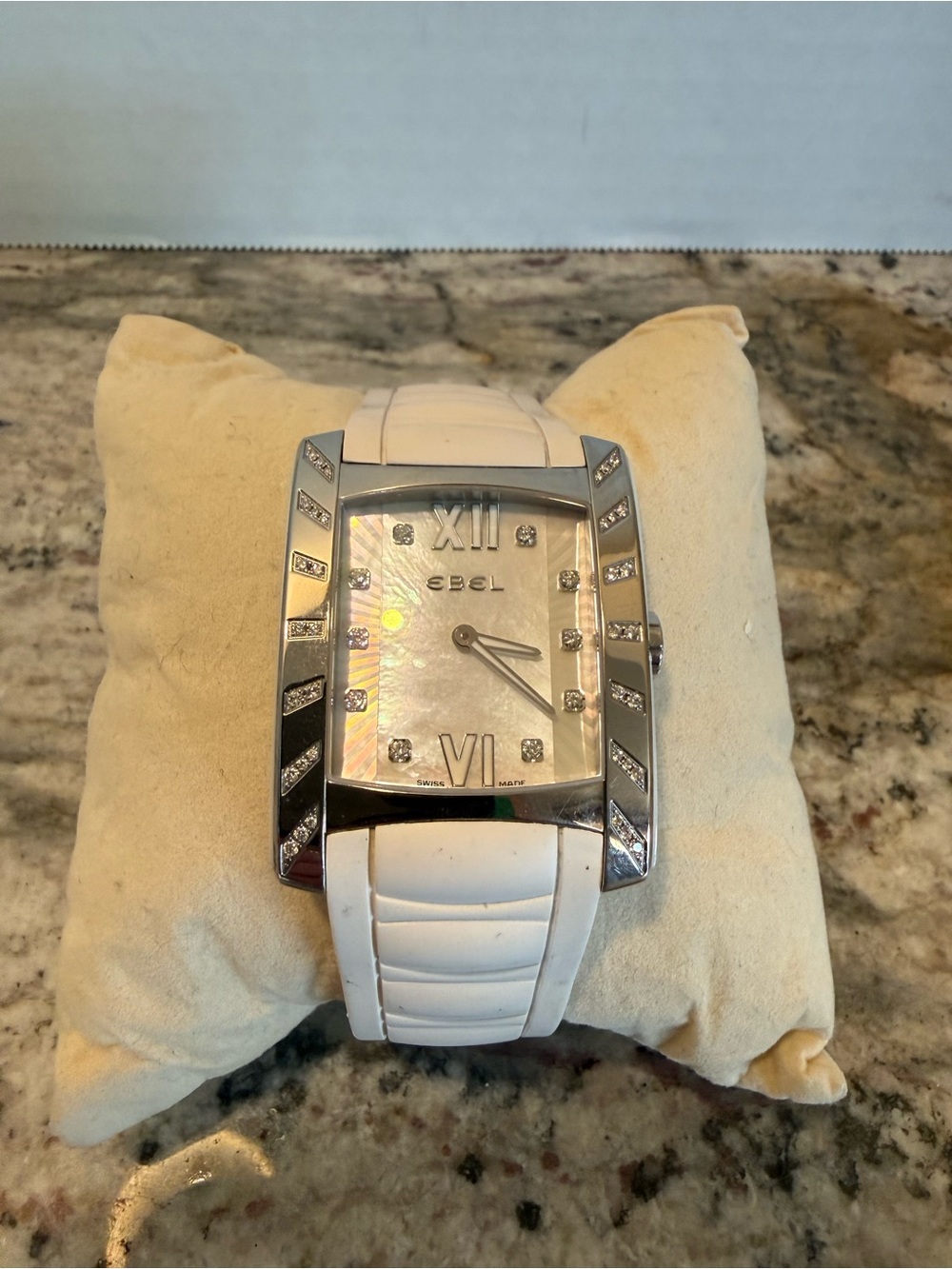 Ebel White Mother-of-Pearl Diamond Accent Women's Watch
